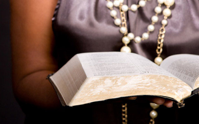 lady who has a bible verse for every situation